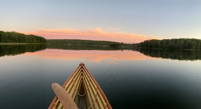 1st Place: Canoeing on Kettle's Lake by Dave Rose
